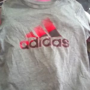 Grey Adidas shirt size 4 t